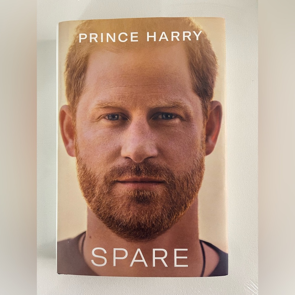 SPARE by Prince Harry - Hardback Book Vacation Read Book Club Royal Family